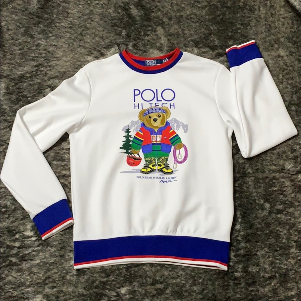 Polo Ralph Lauren Bear Sweatshirt. Size XS
